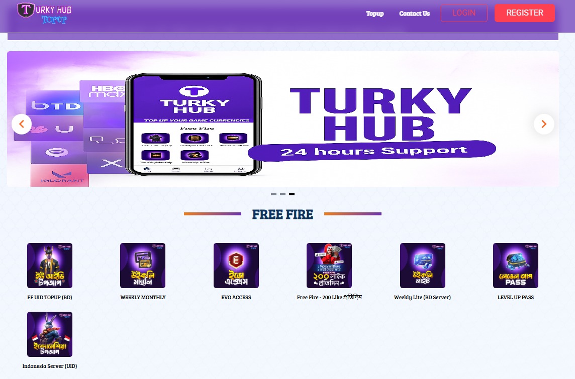 FREE FIRE - AUTO TOPUP / WEBSITE MAKE